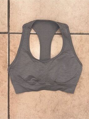 Alphalete Impact Sports Bra Womens Sz S Gray Medium Support Activewear Gym